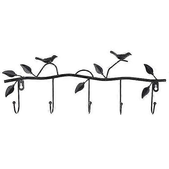 Clothes Hooks Convenient Ergonomic Design Reusable Wonderful Add Ambient Bird Leaf Organizer Hook For Office