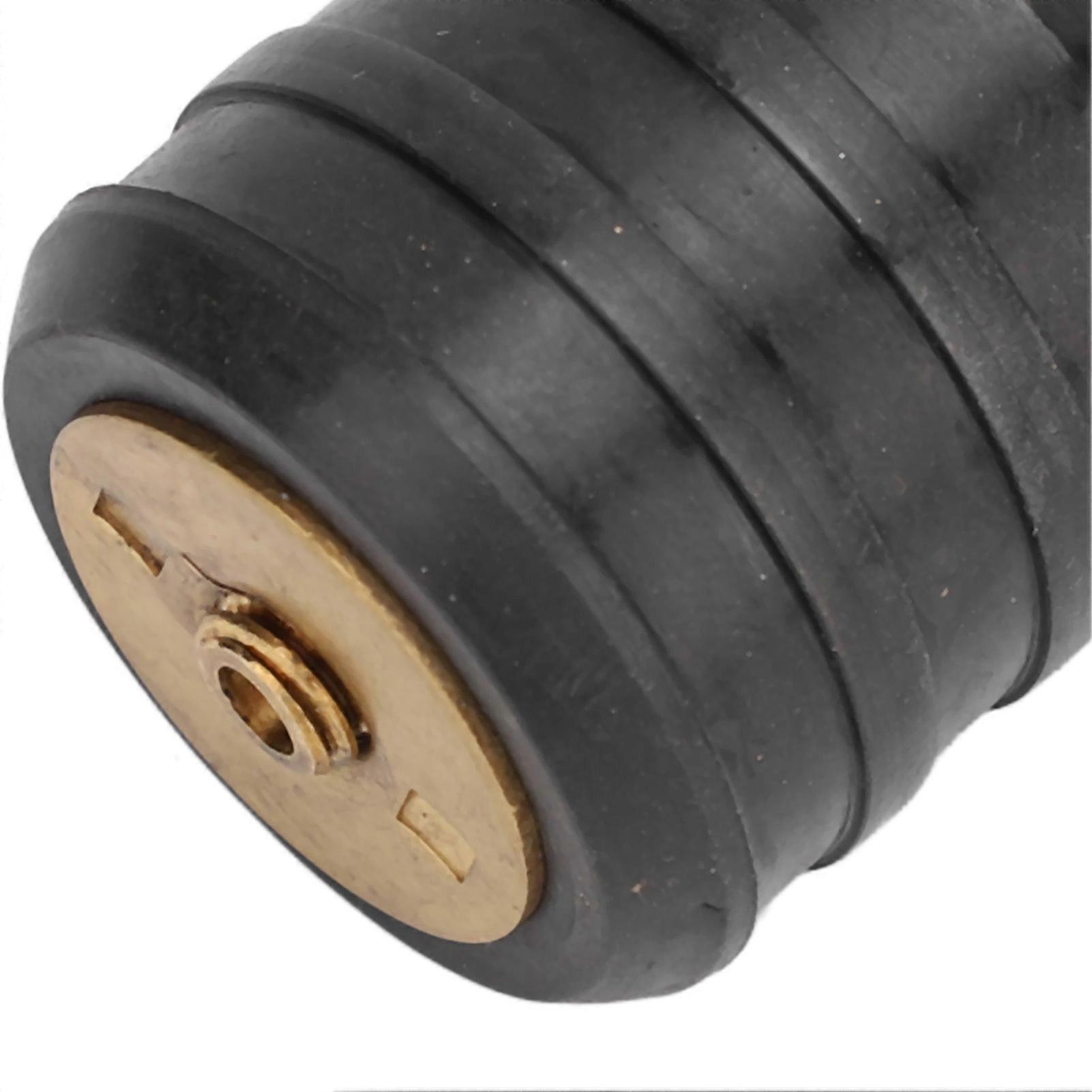 Marine Boat Brass T Handle Drain Plug Strong Structure Twist Turn and Seal Design Rubber Plugs for Yachts Ships 1.25inch