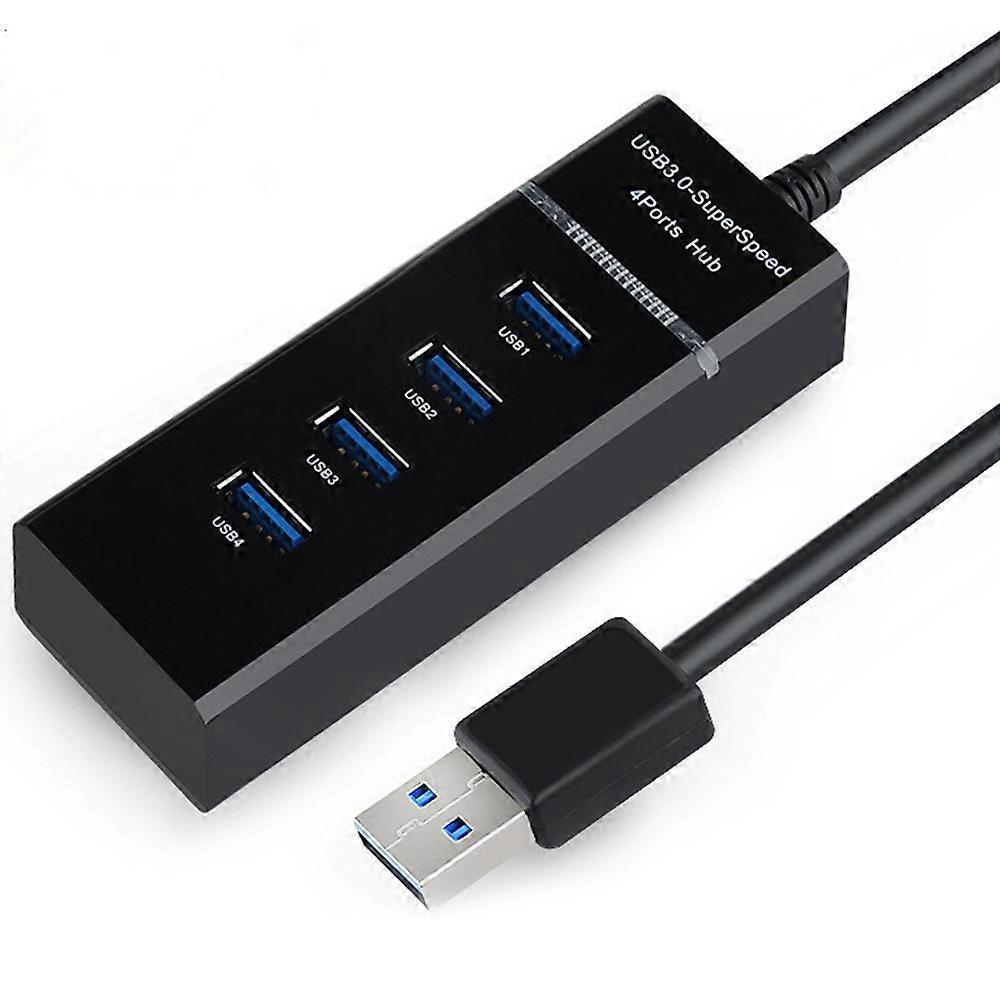 USB Hub 4 Port USB 3.0 C Hub - Super Speed Data Hub Compatible with Windows, Mac, Linux, MacBook