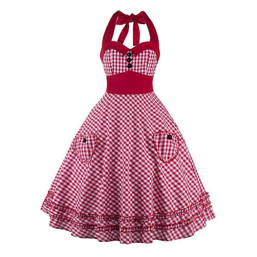 Chèques Slim Robe Sexy Backless Halt Bubble Jupe