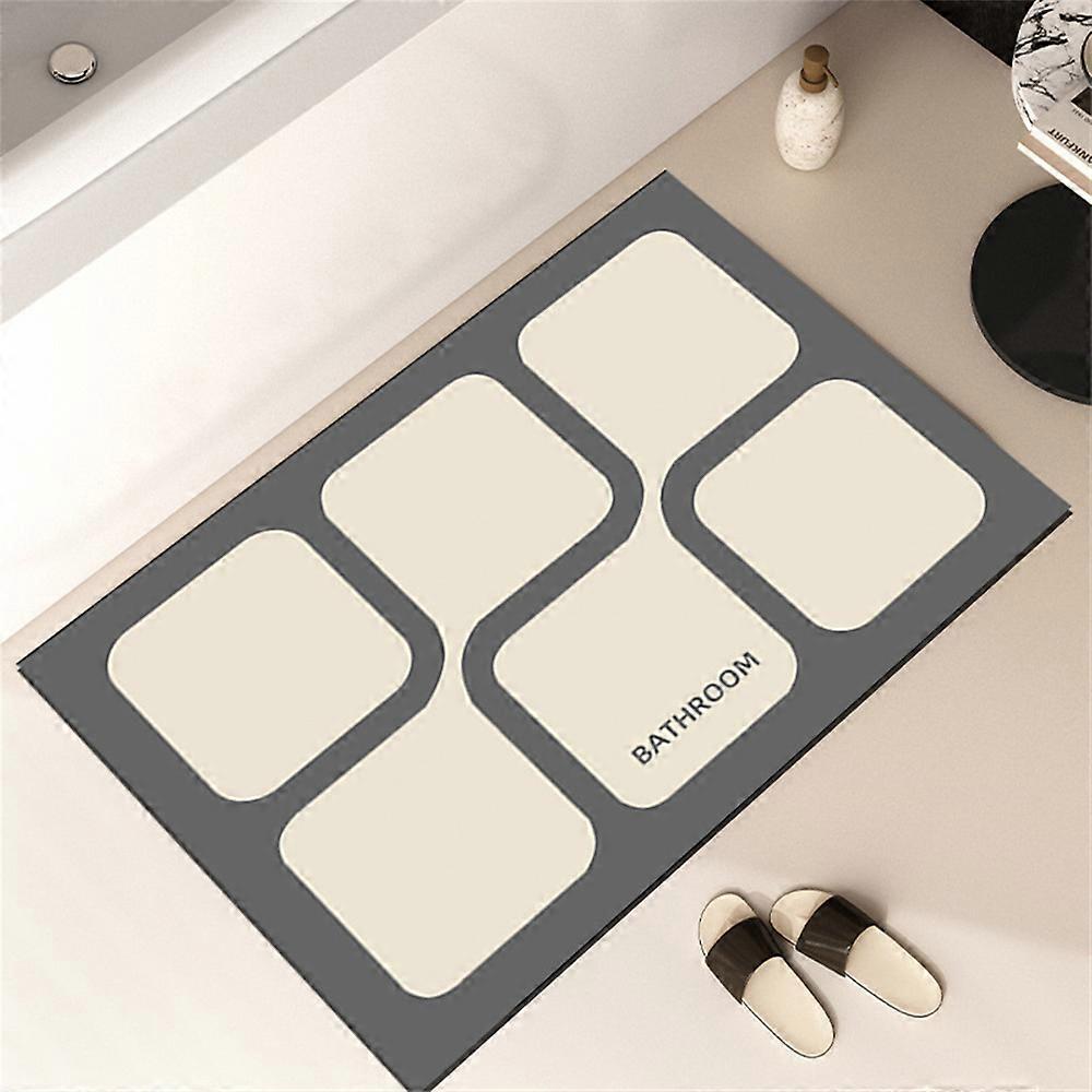 kylpyhuone imukykyinen lattiamatto piilevä muta pehmeä matto liukumaton nopeasti kuivuva kylpyhuone jalkamatto kylpyhuone wc-ovi matto