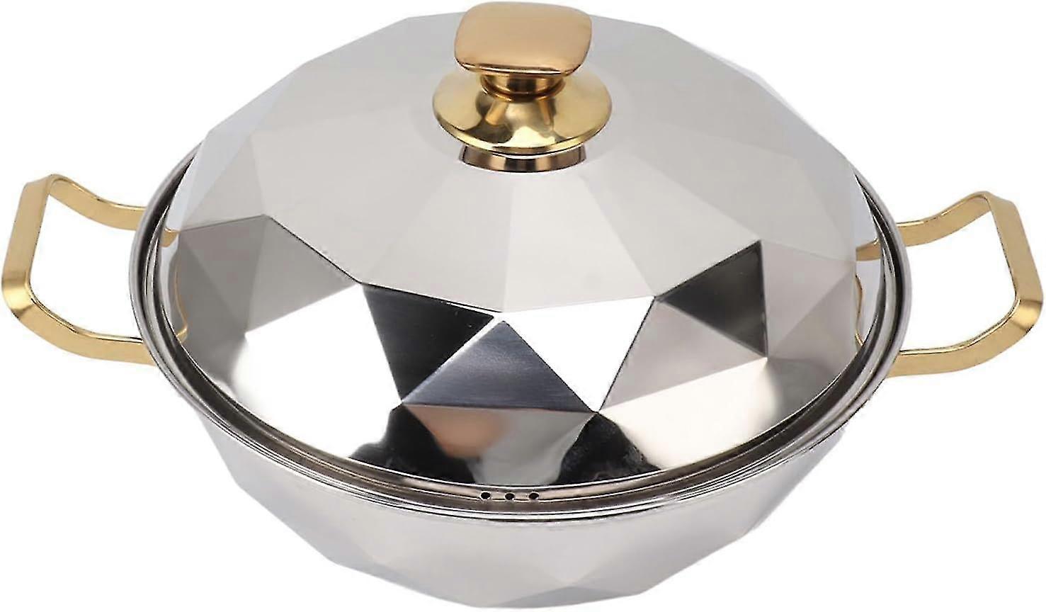 Multipurpose 201 Stainless Steel Steam Pot, Dual Layer Design, Optimal Heat Retention, Compatible With Induction Cookers, For Healthy Meals (silver) M