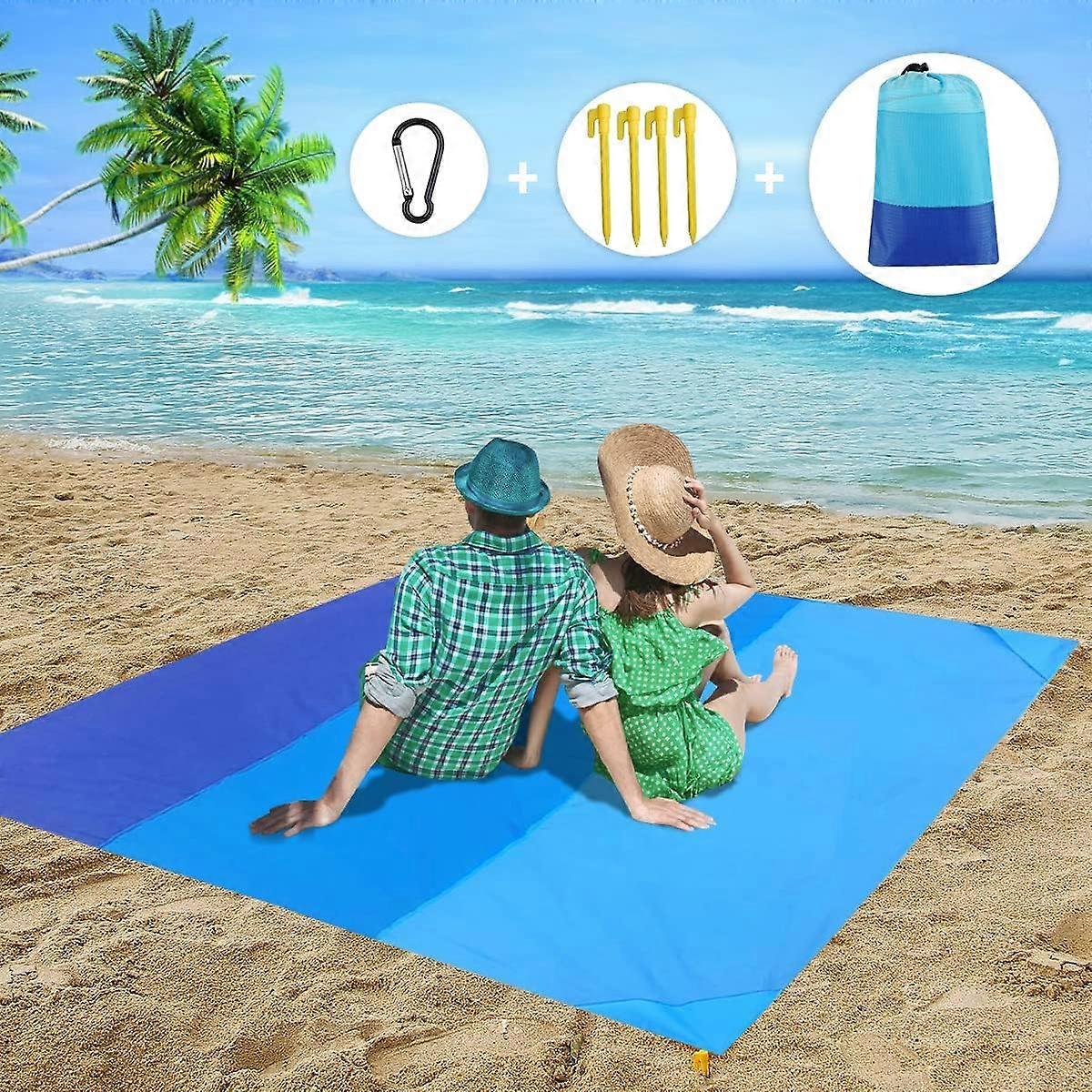 Waterproof Beach Mat 210X200CM Waterproof Sand Picnic Blanket