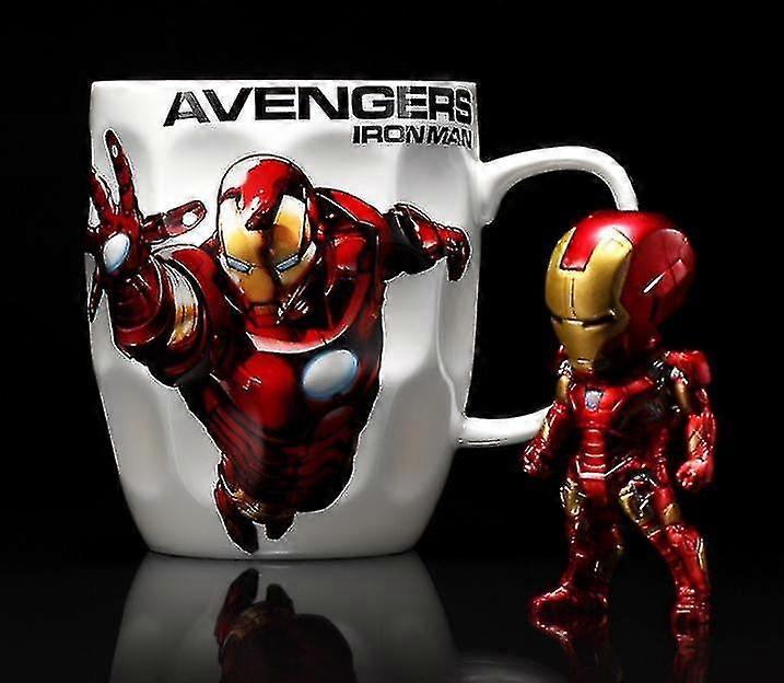 Water Cup Milk Coffee Tea Ceramic Mug Home Office Collection Cups Gifts|Cups(Iron Man)