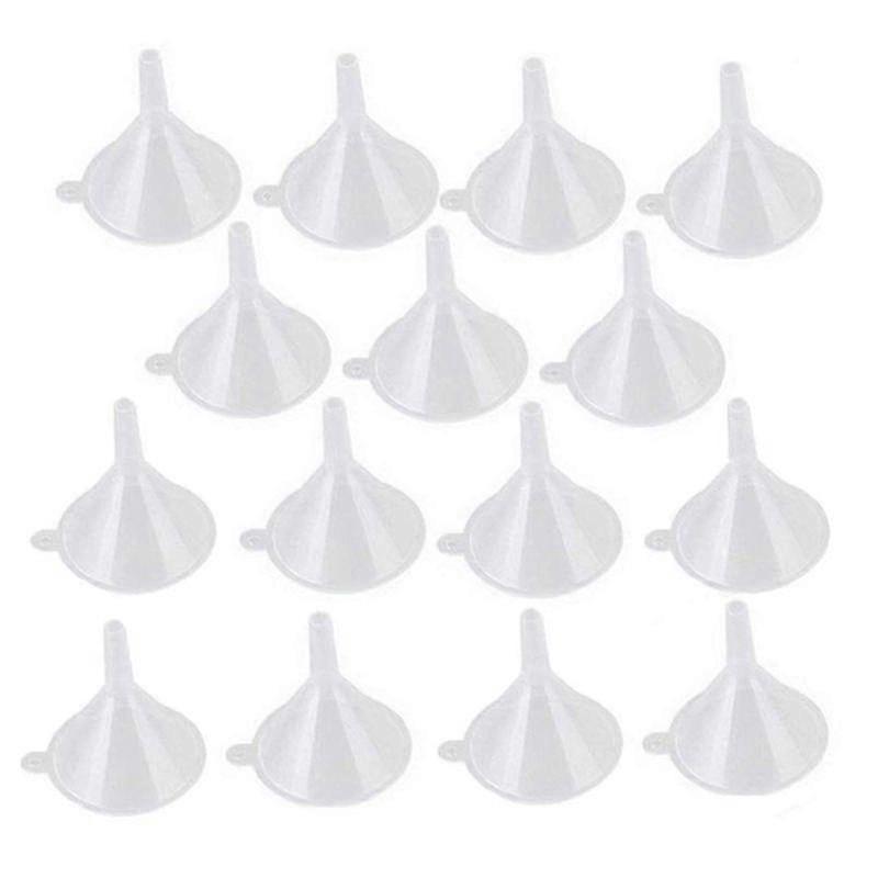 100pcs Mini Funnelclear Plastic Funnels Multi-purpose Funnels