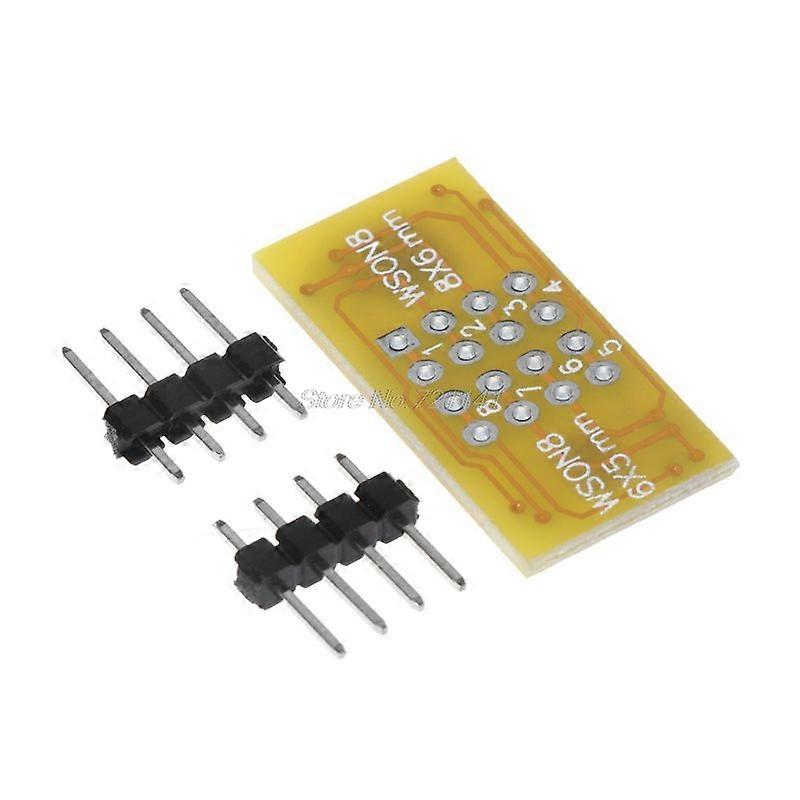 1pc 2 WSON8 To DIP8 Programmer Adapter Board QFN8/DFN8 To DIP8 WSON8/MLF8 To DIP8 Socket Dropship
