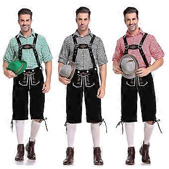 FancyFun Lederhosen Set Herren - Komplettes Oktoberfest Kostüm Mit Hemd & Hut