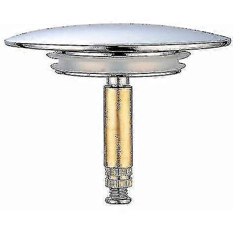 Universal Bathtub Stopper, Diameter 70mm, Height Adjustable, Double Seal, Rustproof