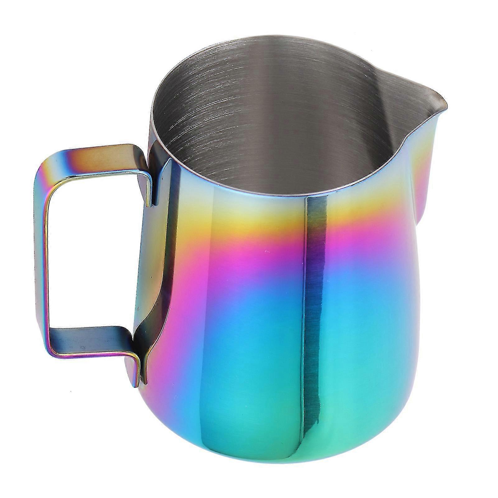 350ml Colorful Milk Frothing Pitcher with Scale for Coffee Latte Art