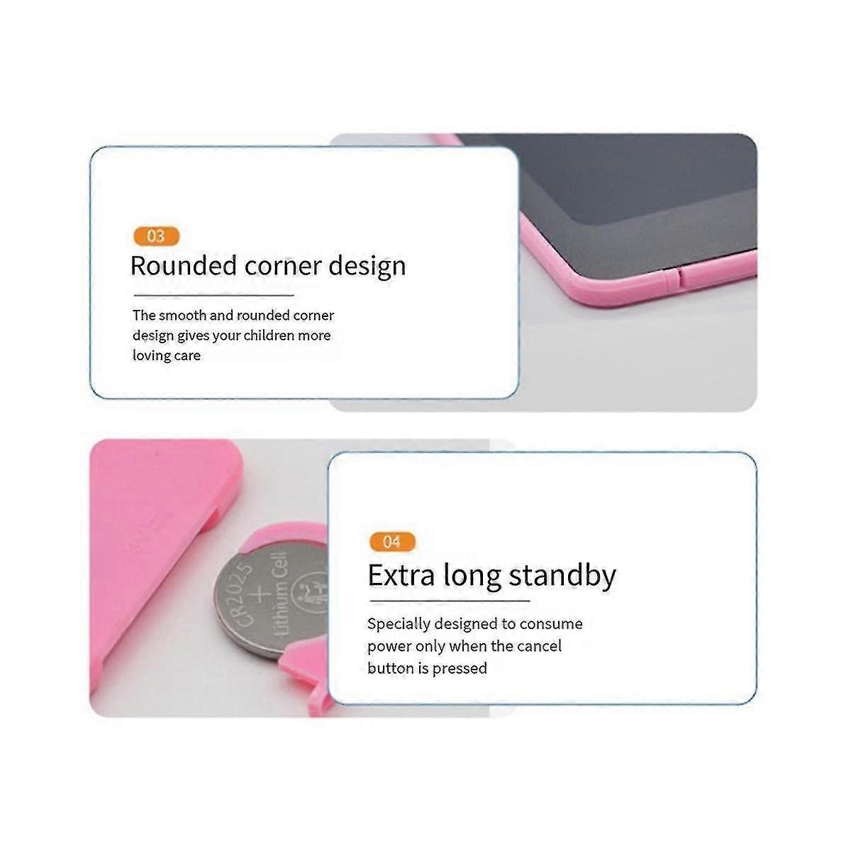 School Season Children's Writing Board Lcd Drawing Board Hand Drawing Board Color Lcd Handwriting Board,b