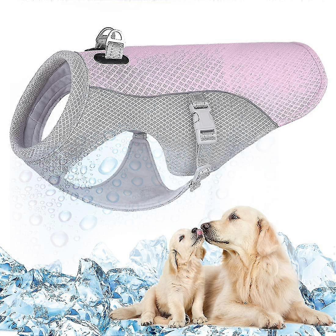 Dog Cooling Vest Adjustable Summer Clothing Dog Cooler Jacket For Outdoor Hiking, Walking And Camping