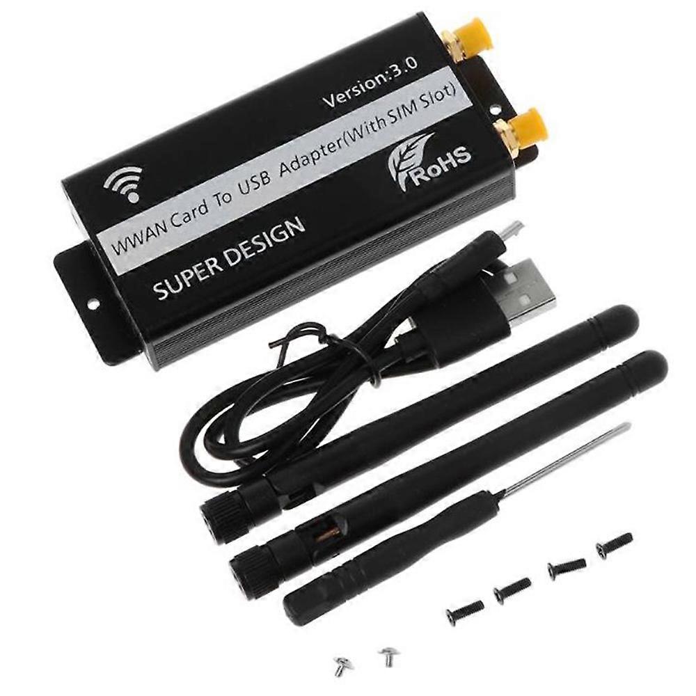 Mini PCI-E PCI-Express to Mini USB Adapter with SIM Card Slot for WWAN/LTE/Gsm/Hspa/GPS 3G/4G Wirel