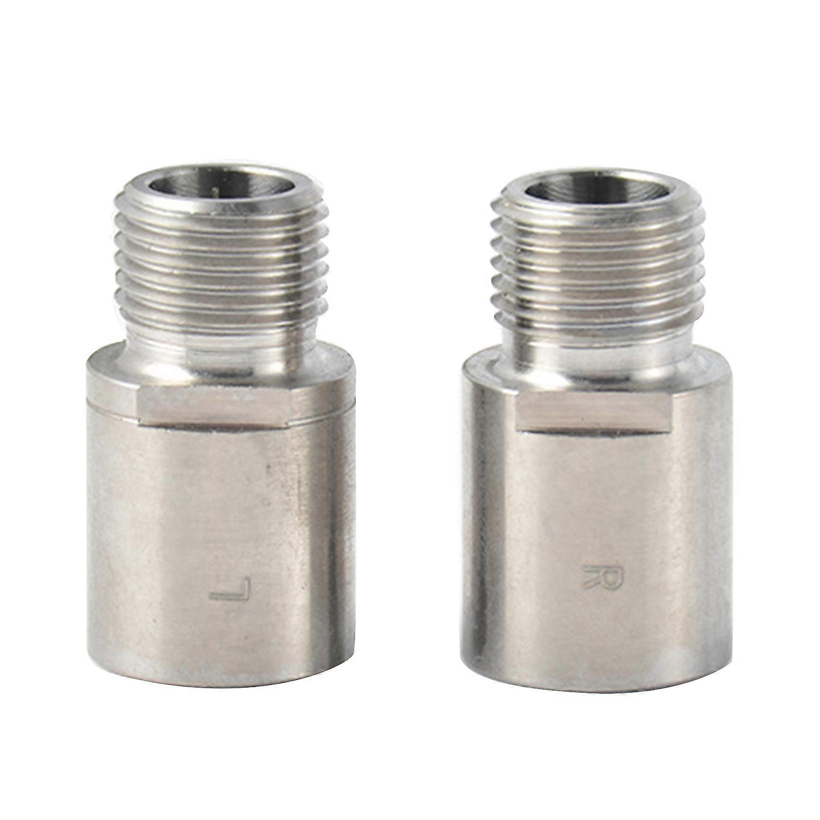 Sinknap 2Pcs/Set Left Right Pedal Extenders Spacers Adapters Anti-rust Effort Saving Waterproof Adapters for Mountain Bikes