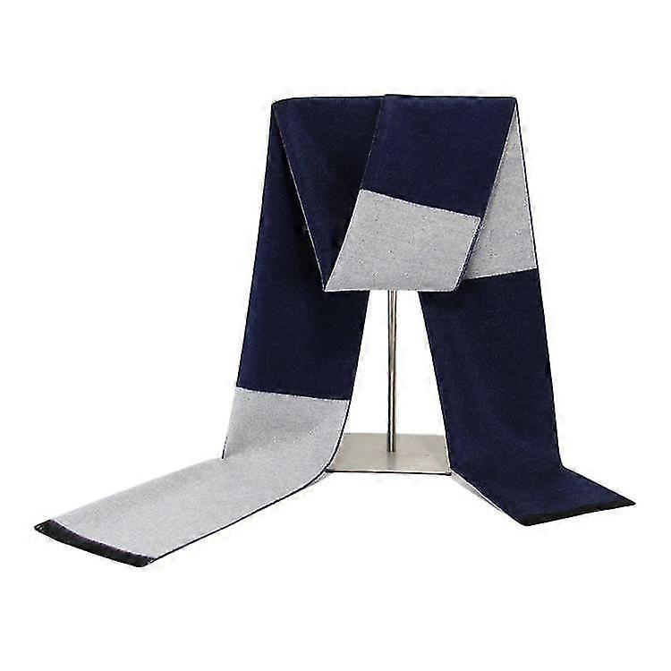 Sciarpa uomo, calda d'inverno, sciarpa a quadri ispessito, sciarpa in cashmere