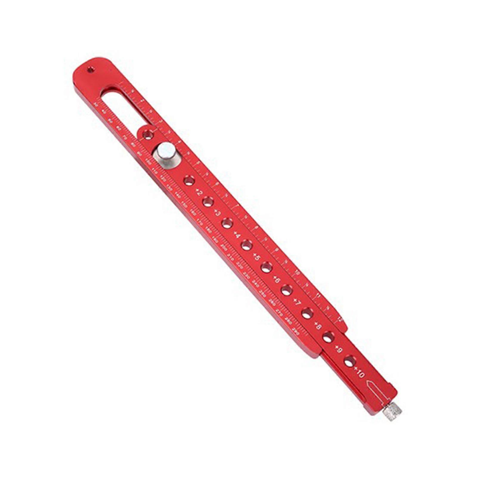 Aluminum Alloy Woodworking Compass Scriber,Adjustable Metric/Inch Round Drawing Arc Circle Ruler Marking Gauge Measurement Tools