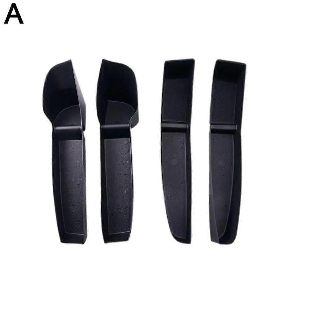 Car Interior Car Door Side Storage Box For Tesla Model 3 Model Y Interior Door Handle Armrest Tray Organizer Car Accessory DecorationMotor Vehicle Fra