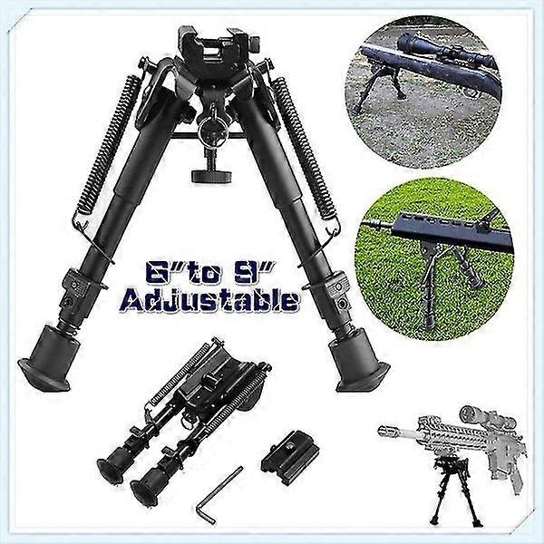 Foldable Rifle Bipod Adjustable Spring Return Sniper Bipod