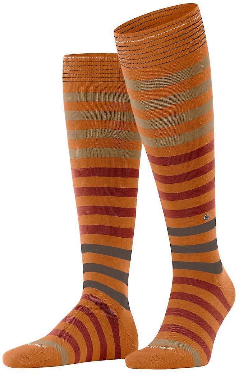 Burlington Blackpool Knee High Socks - Blush Orange