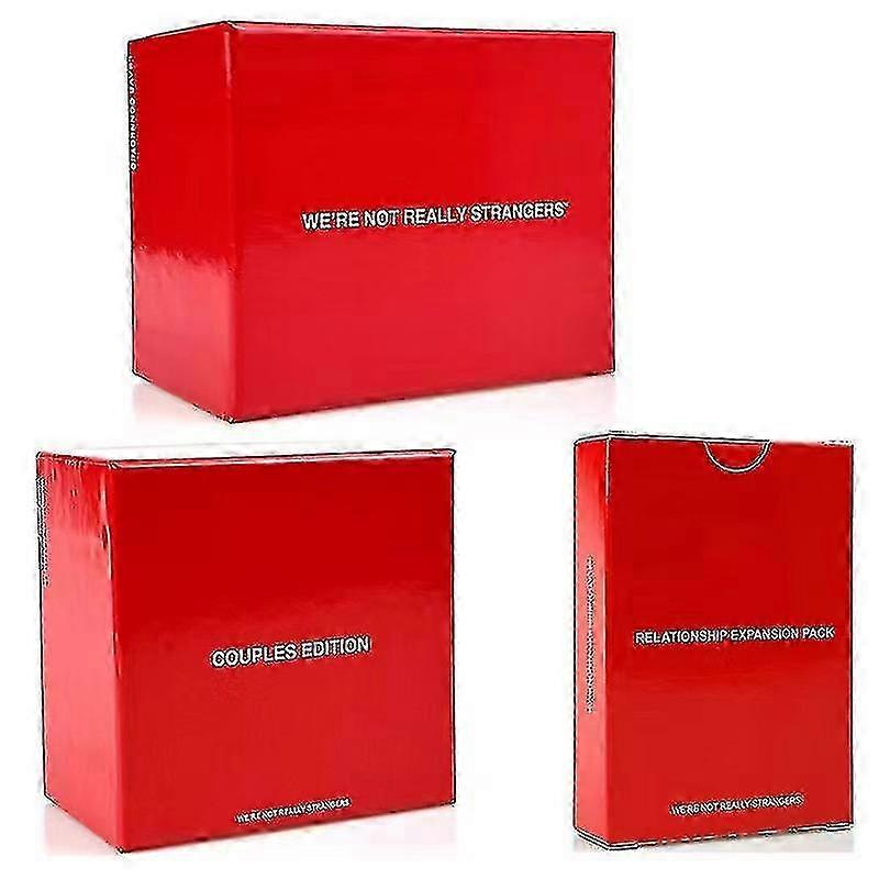 English Version We're Not Really Strangers Is Not A Stranger Game Couple Card Board Game 3 Versions-YKY416