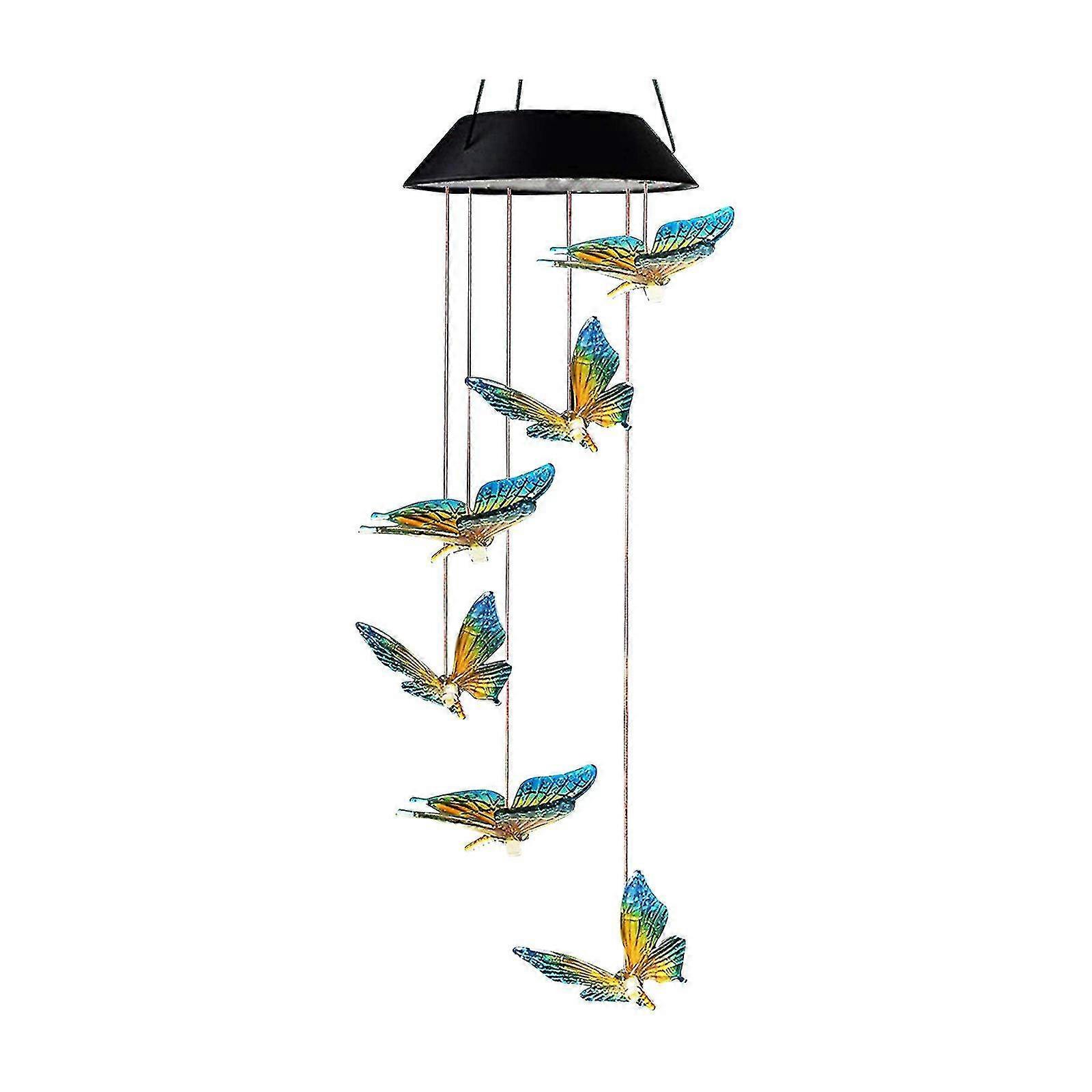 Colorful Color Changing Outdoor Solar Wind Chime Light