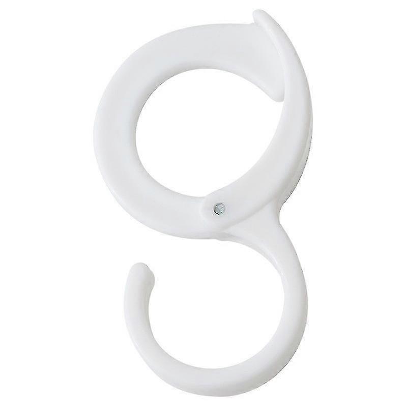 Multi-function Clip Hanging Hooks,wall Hooks For Hanging,hanging Hardware Kit For Home Kitchen (6pcs, White)