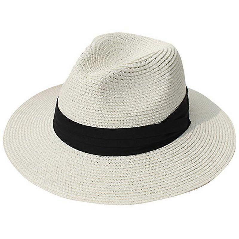 Men's West Cowboy Hat Wide Large Brim Straw Bucket Hat