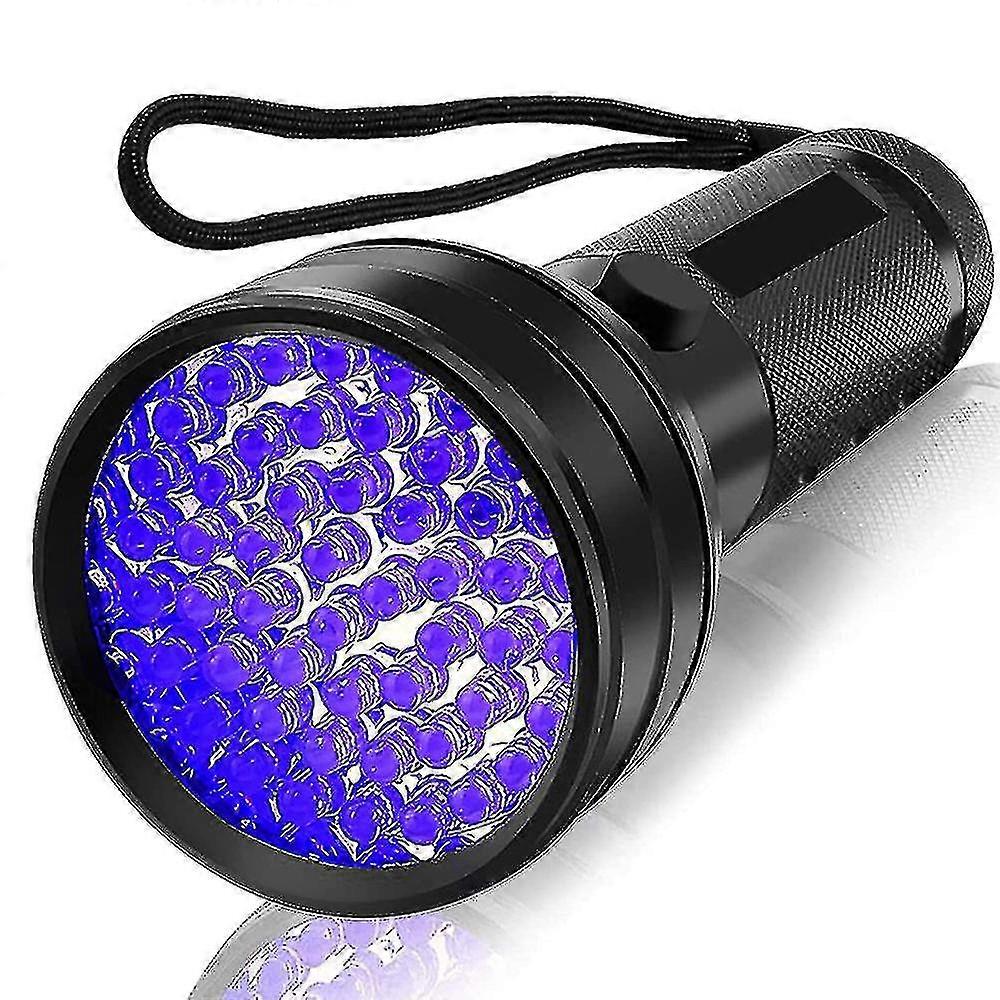 51led Violet Uv Sterilization Lamp, Fluorescent Agent Detection 395 External Flashlight