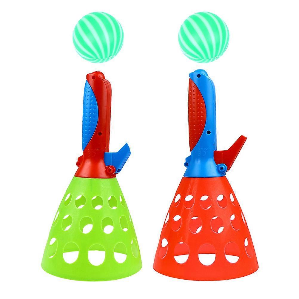 1 Pair of Household Catch Balls Interactive Catching Cups Interesting Children Toys Random Color