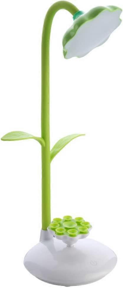 Green LED Children's Desk Lamp, Bedside Lamp with Flexible Reading Light Touch Sensor