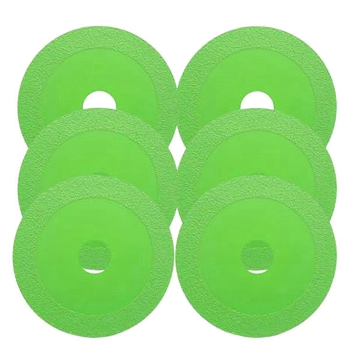 6PCS 100mm Rock Slab Grinding Disc,Glass Cutting Disc for Angle Grinder, Tile Rock Slab Cutting and Angle Grinder Discs