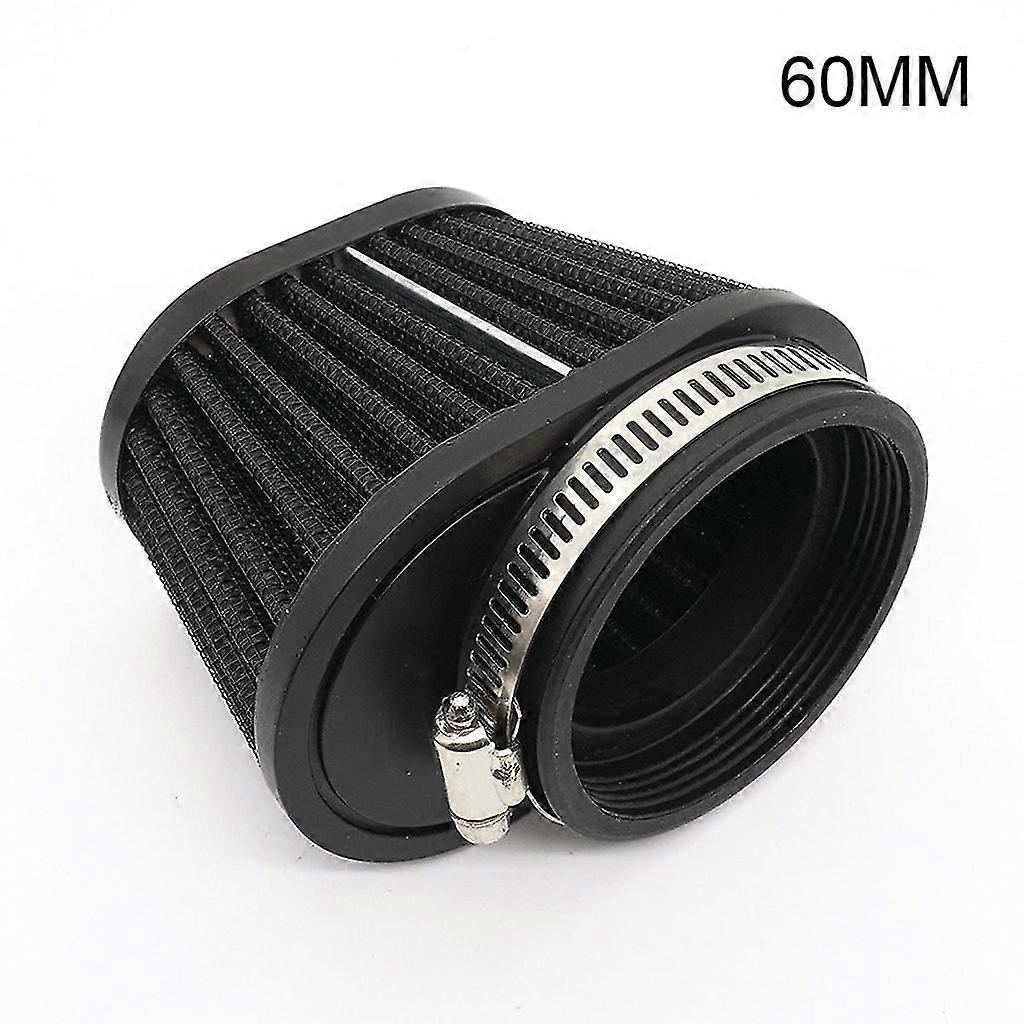 Car Air Filter High Performance 51/55/60mm Clamp-on Conical Air Intake Filter