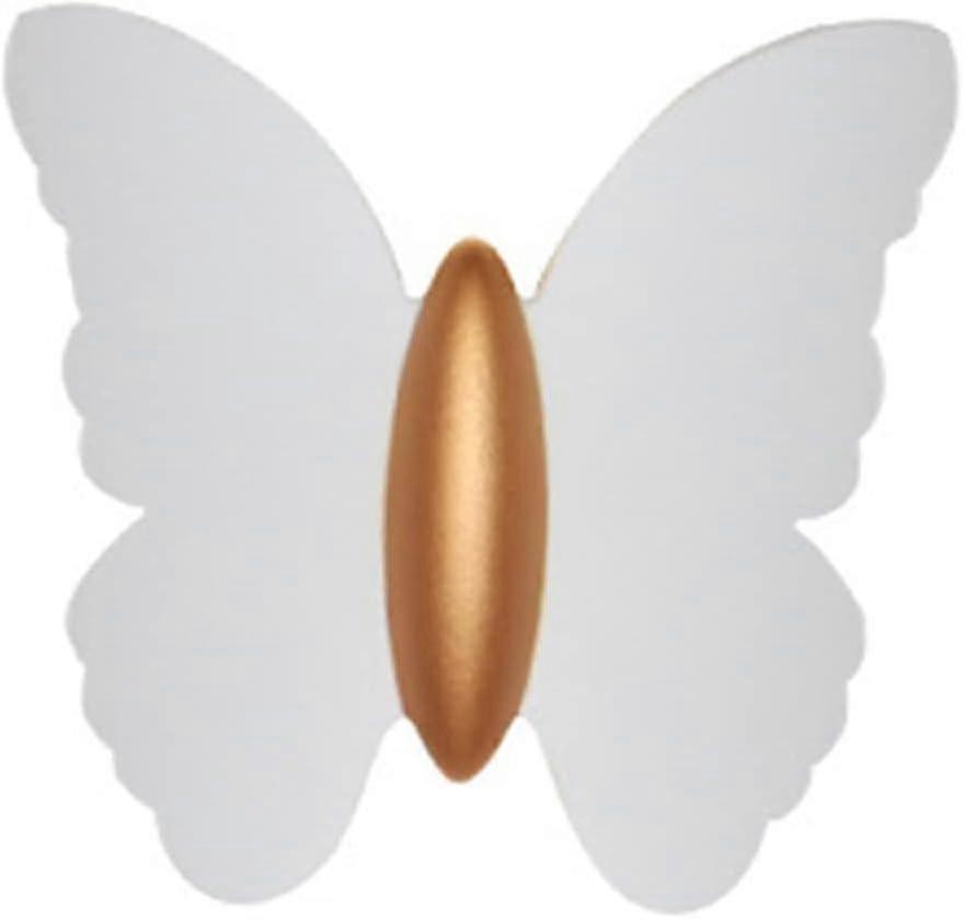 Modern Outdoor Wall Light with Rainbow Effect, Sunset Projector LED Butterfly Lamp