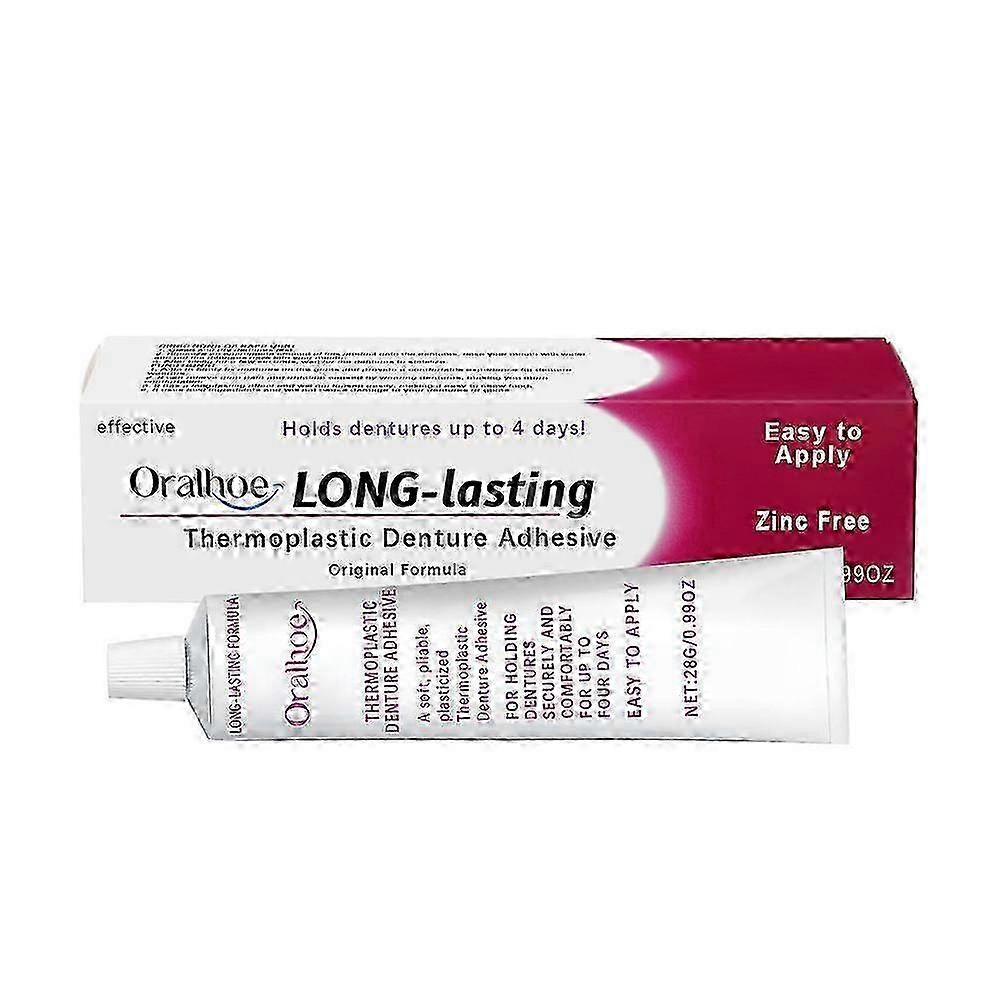 Thermoplastic Denture Adhesive, Cushion Grip for Dentures, Cushion Grip Thermoplastic Denture Adhesive, Secure Denture Adhesive