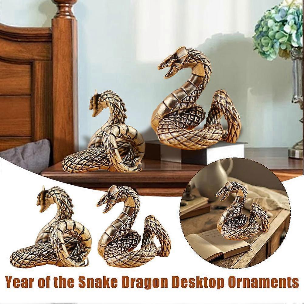 Year of the Snake, Snake Desktop Ornaments, Chinese Snake Figurines