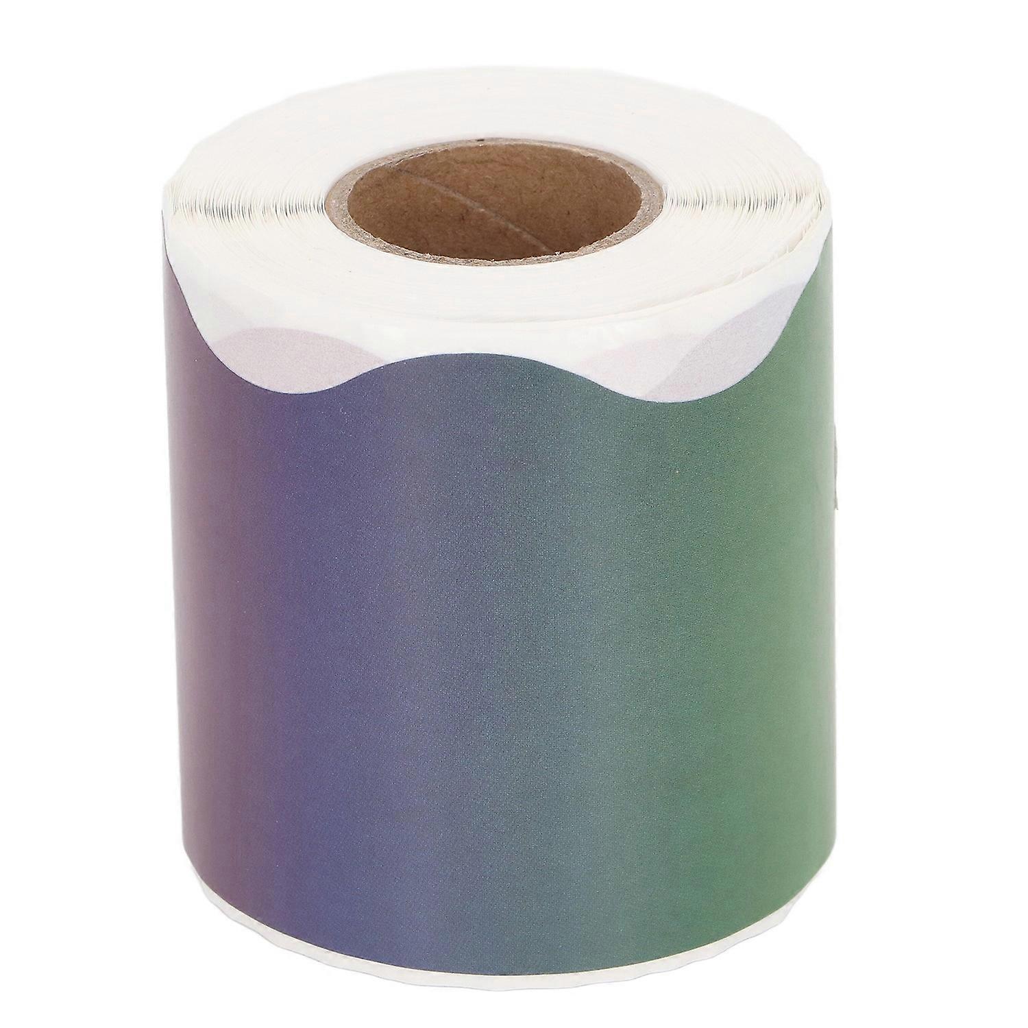 20m Bulletin Board Borders Decorative Gradient Board Trim with Wavy Line Design for School Classroom