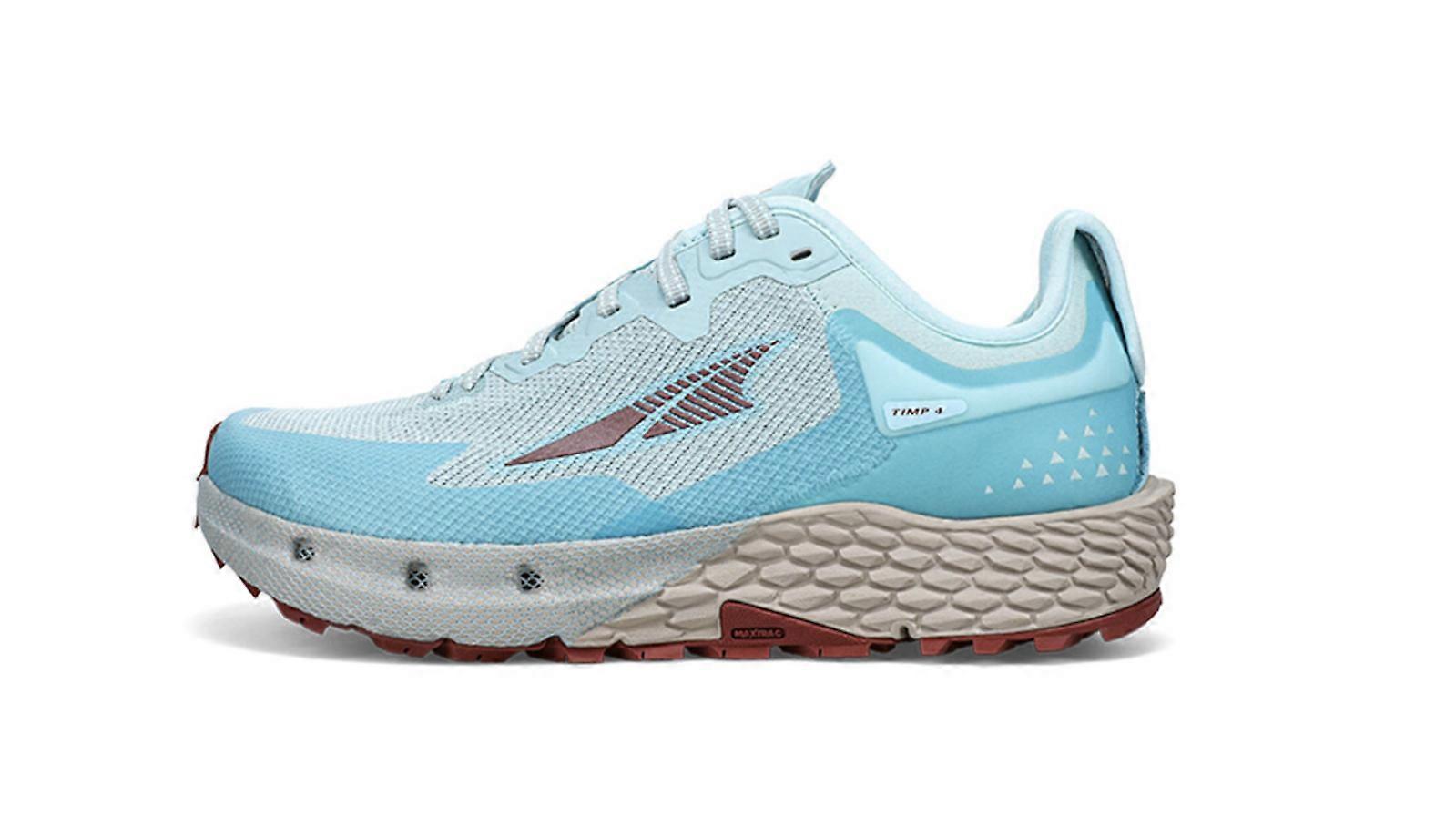 Altra Womens TIMP 4 Sneakers Runners Shoes Trail Running in Light Blue	 