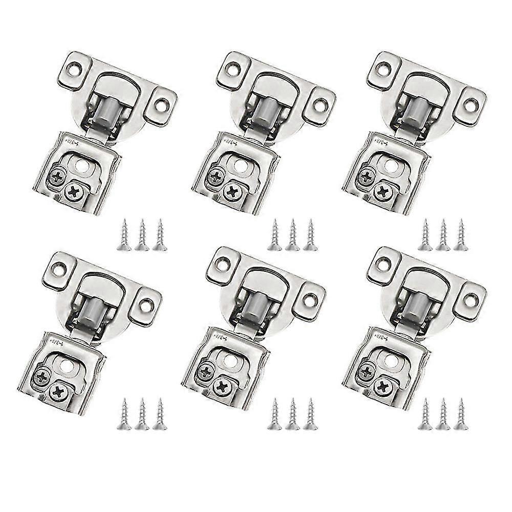 6 Pack Close Cabinet Hinges For Kitchen Cabinets - Closing Kitchen Cabinet Hinges Concealed