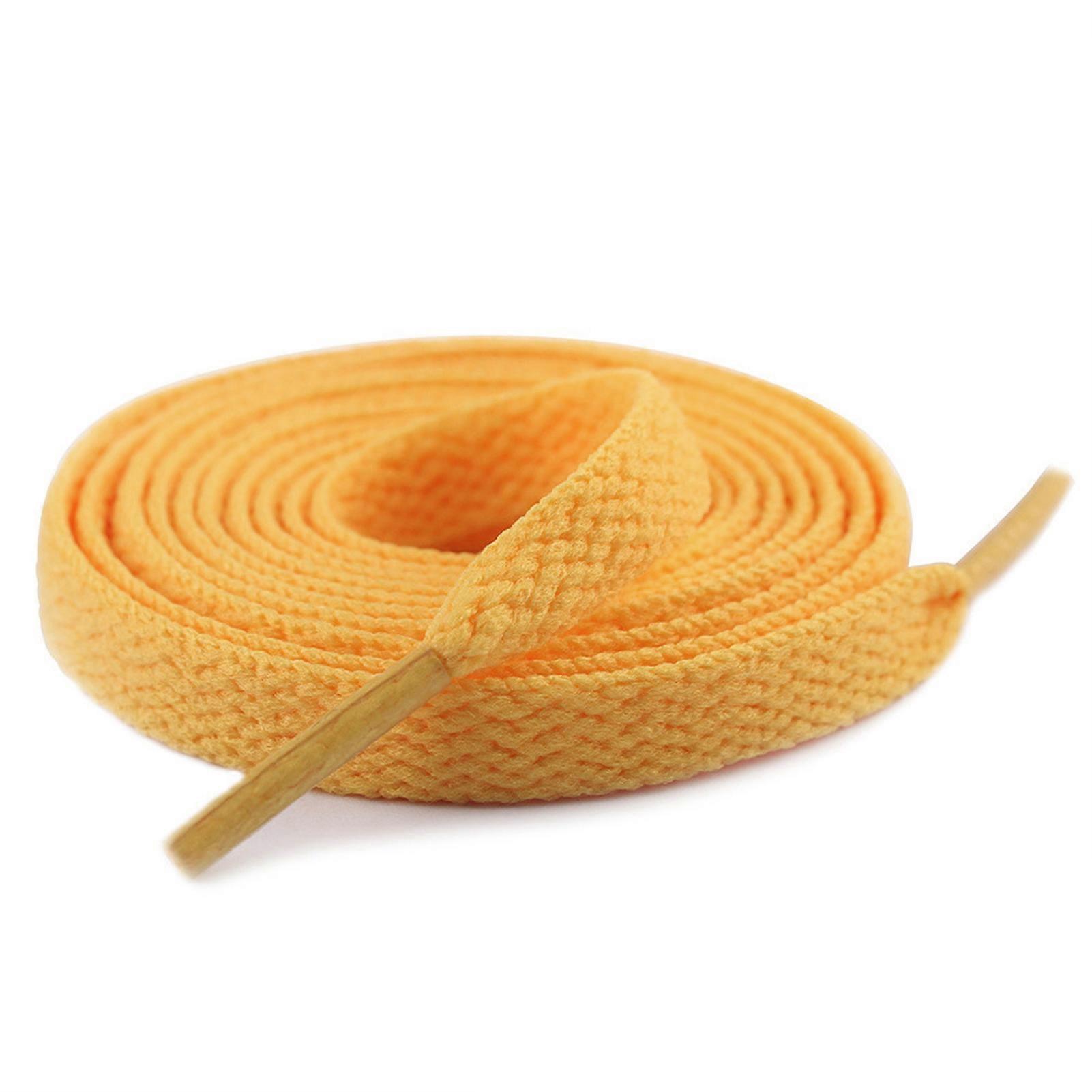 Shoelace High Bang Polyester Single Layer 8mm Shoe Laces Colorfast Flat Shoelace
