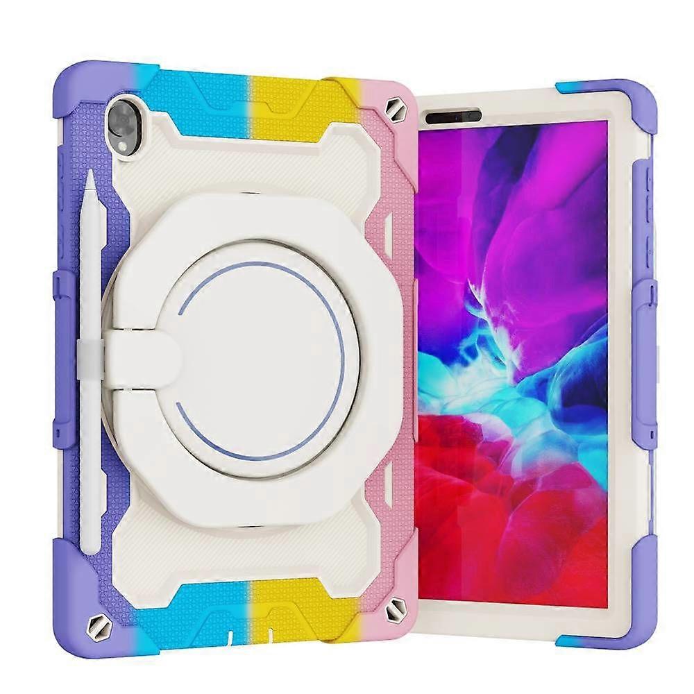 Case for Lenovo M10 Plus Case - 3-in-1 Heavy Duty Shockproof Protective Cover with Rotundity Bracket and Shoulder Strap, 10.3" Tablet Case