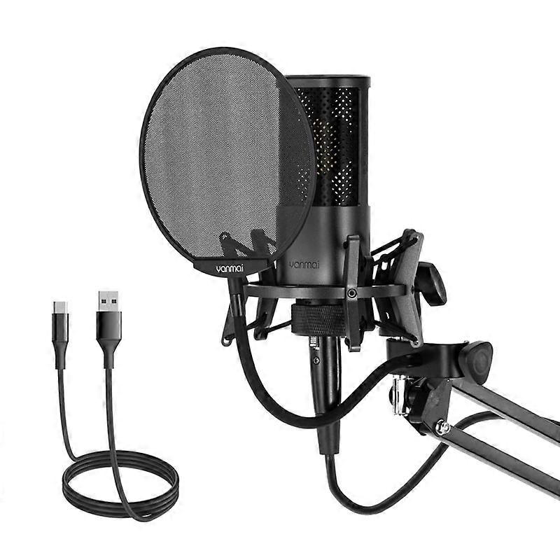 Yanmai X2 Active Noise Reduction Cardioid Pointing Capacitive Recording Microphone Set