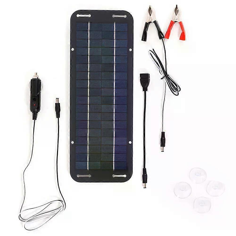 30W Zonnepaneel 12V Druppellader Batterijlader Kit Onderhouder Boot Auto RV IP65 Waterdichte Classificatie Auto Accessoires