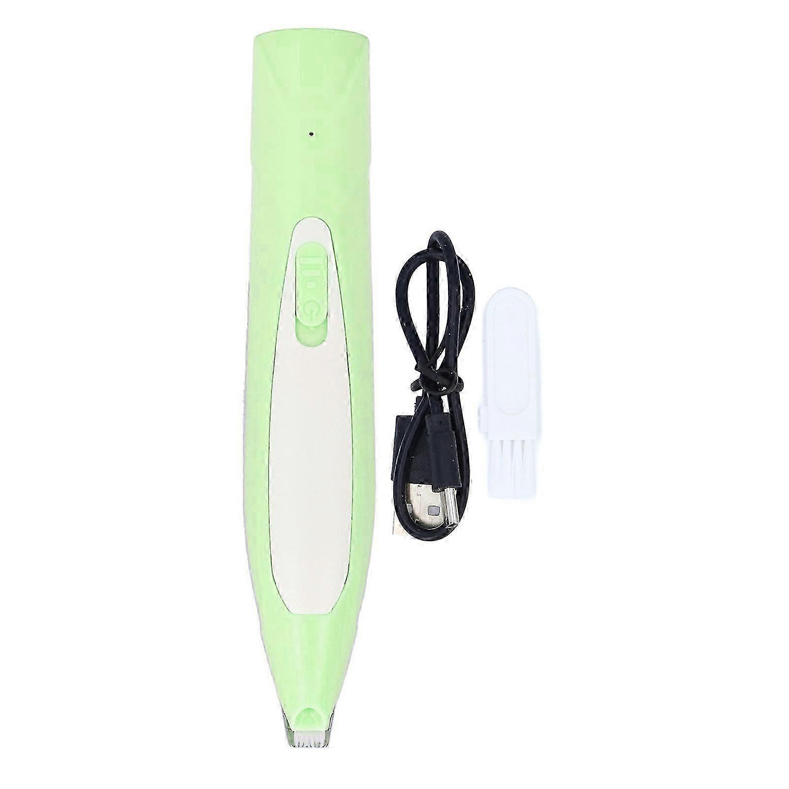 مخلب الانتهازي LED ضوء سلامة التشذيب كفاءة منخفضة الضوضاء الكهربائية الأليفة العناية بالكلاب كليبرز للقطط الخضراء