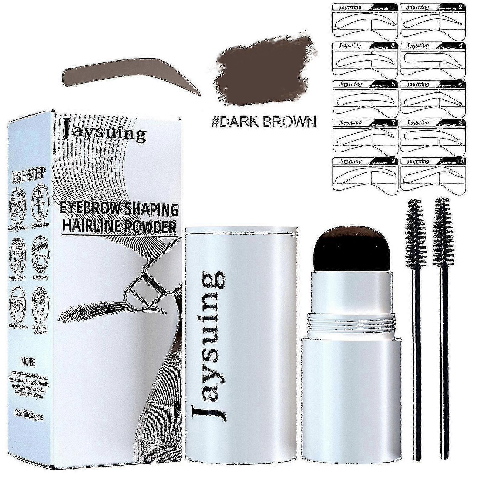 Jaysuing Eyebrow Printing Set Eyebrow Powder Hairline P