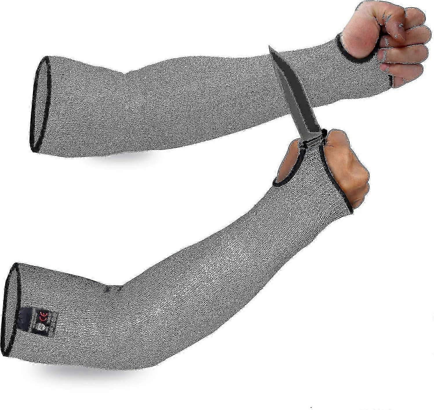 1 Çift Anti Kesim Kol Kol Kolu Kesime Dayanıklı Kol Kapağı Ağır Hizmet Tipi Koruyucu Kollar Isırık Geçirmez Kol Koruyucu