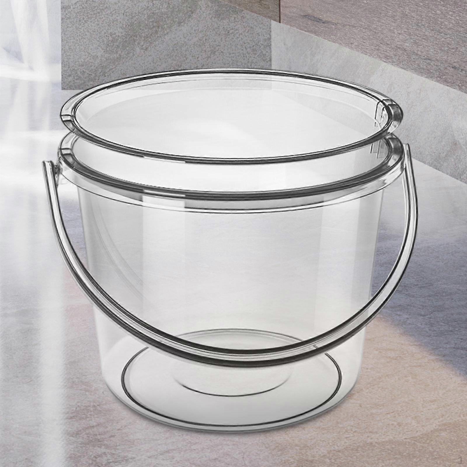 Water Bucket with Lid and Handle, Storage Bucket, Cleaning for Household Use,