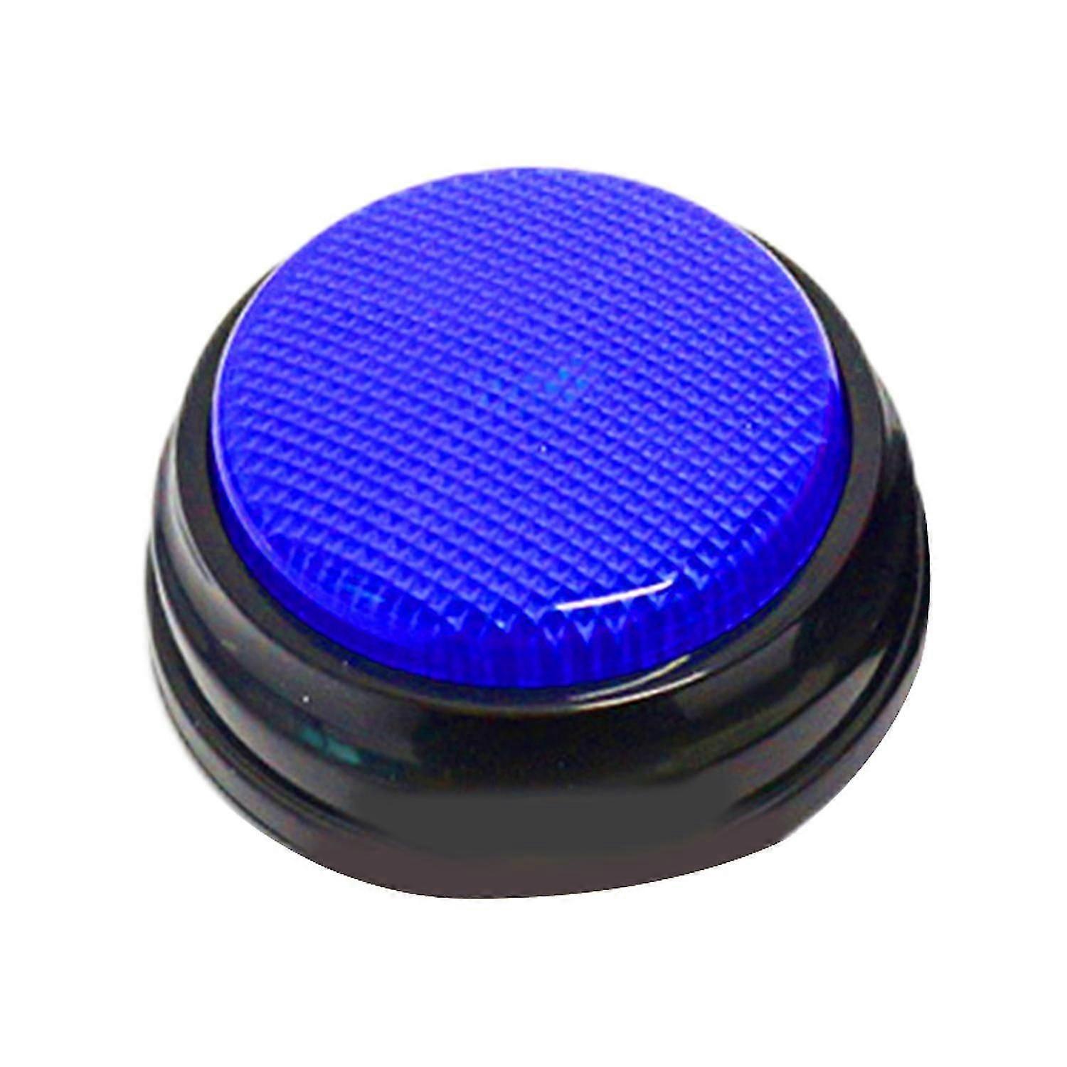 Talking Button Interactive Recordable Round Shape Communication ABS Learning Recording Sound Button