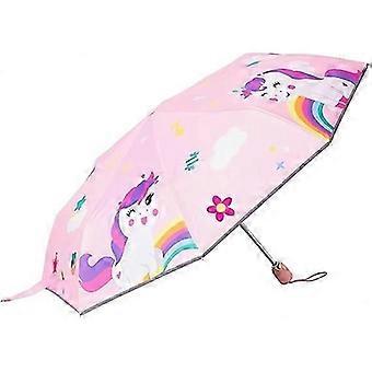 Children Folding Umbrella Automatic Umbrella With Cartoon Strong Windproof and Uv-resistant Travel Folding Umbrella