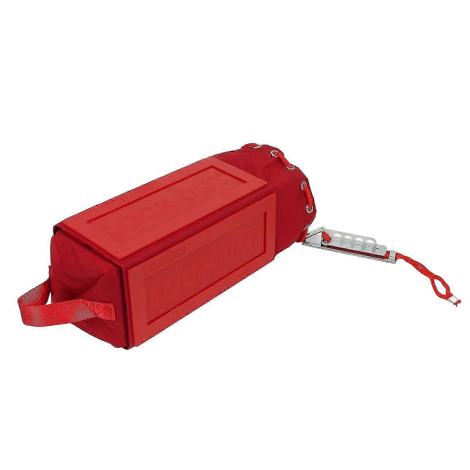 BD D75 vedhængskontrol sikkerhedsdæksel foldbar lockout tagout overdimensioneret stik hejsekontroldæksel rivebestandig lockout taske til kontrolkontakter f26