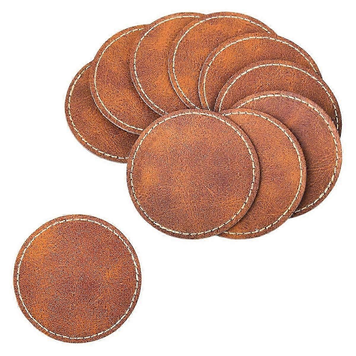 60 Pcs Blank Leatherette Hat Patches and Adhesive Artificial Leather Rectangular Patches Artificial