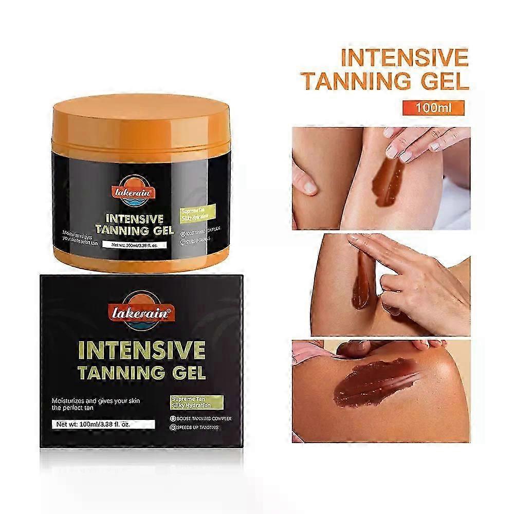 Intensive Tanning Gel 100 ml - Tan Accelerator with Carotene extract,Sunbed Tanning Accelerator,Accelerated Tanning